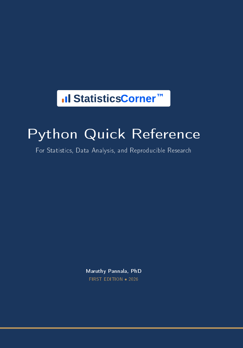Python Quick Reference — cover