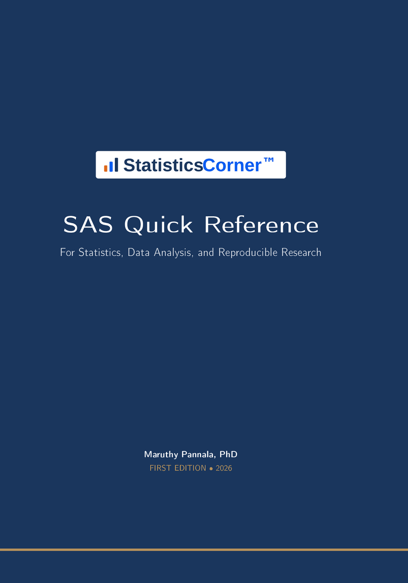 SAS Quick Reference — cover